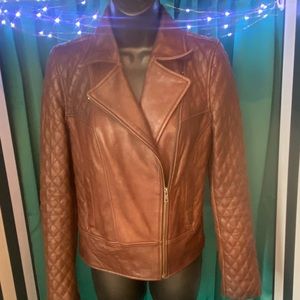 Brown 100% Genuine Leather Jacket
